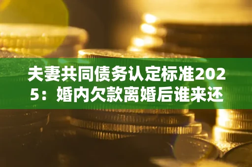 武汉夫妻共同债务认定标准2025:婚内欠款离婚后谁来还? 武汉夫妻共同债务认定标准2025:婚内欠款离婚后谁来还?