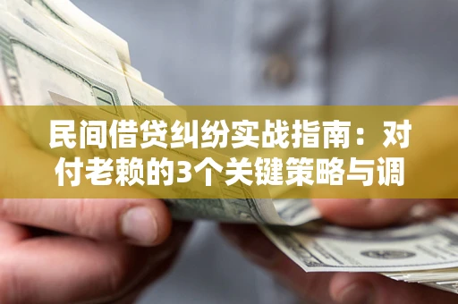 武汉民间借贷纠纷实战指南：对付老赖的3个关键策略与调解盲区解析